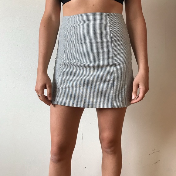 Stripe mini skirt - Picture 1 of 4